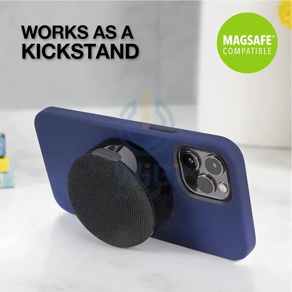 Scosche BoomCan Portable Wireless Speaker with Built-in MagSafe - Black Accessories > Audio > Speakers