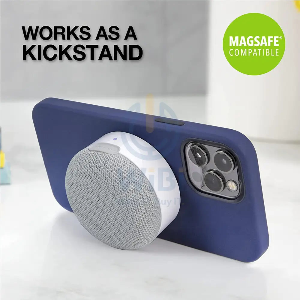 Scosche BoomCan Portable Wireless Speaker with Built-in MagSafe - White Accessories > Audio > Speakers