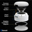 Scosche BoomCan Portable Wireless Speaker with Built-in MagSafe - White Accessories > Audio > Speakers