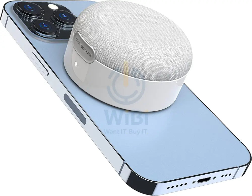 Scosche BoomCan Portable Wireless Speaker with Built-in MagSafe - White Accessories > Audio > Speakers
