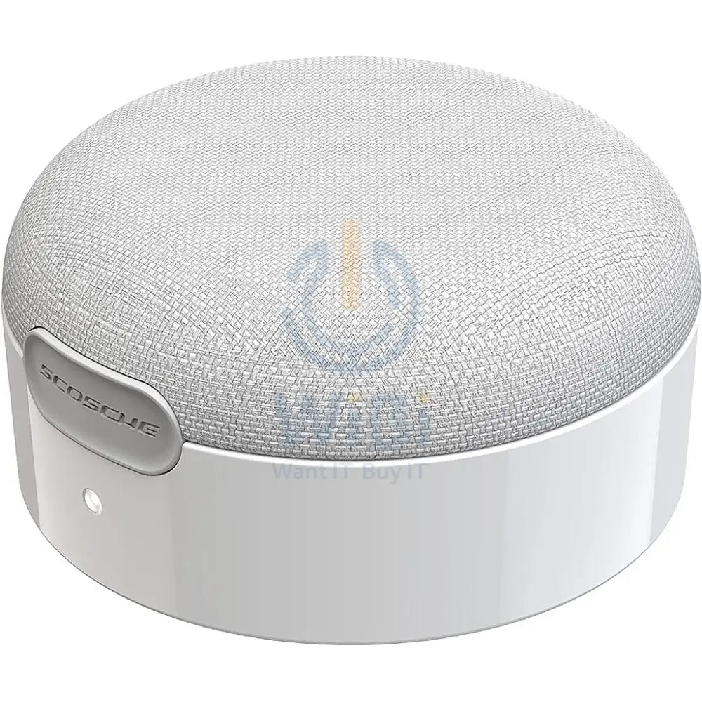 Scosche BoomCan Portable Wireless Speaker with Built-in MagSafe - White Accessories > Audio > Speakers