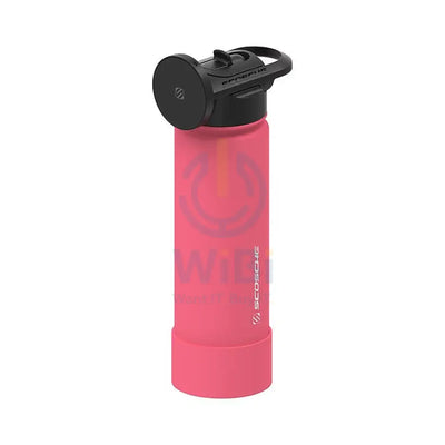 Bundle Offer - Scosche MagicMount Flask 650 ml Stainless Steel Insulated Water Bottle - Pink + Ice Towel (Sleeve Packaging) - Gray +  Seawag Mela Universal SmartPhone WaterProof Case - Black + Waboba Classic Soccer ball - Sport line
