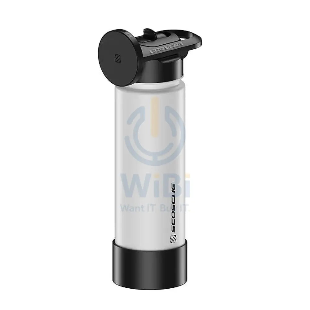 Scosche MagicMount Flask 22oz (650 ml) Stainless Steel Insulated Water Bottle with Magnetic Cell Phone Holder and