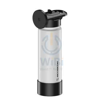 Bundle Offer - Scosche MagicMount Flask 650 ml Stainless Steel Insulated Water Bottle - White + Ice Towel (Sleeve Packaging) - Gray +  Seawag Mela Universal SmartPhone WaterProof Case - Black + Waboba Classic Soccer ball - Sport line
