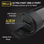 Scosche PowerVolt Type-C Fast Car Charger - 30W / USB Type-C / Black Accessories > Mobiles & Tablets > Mobiles > Car
