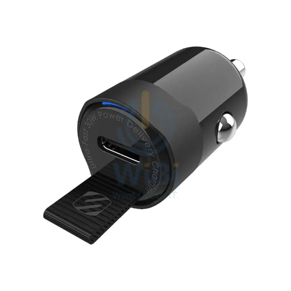 Scosche PowerVolt Type-C Fast Car Charger - 30W / USB Type-C / Black Accessories > Mobiles & Tablets > Mobiles > Car