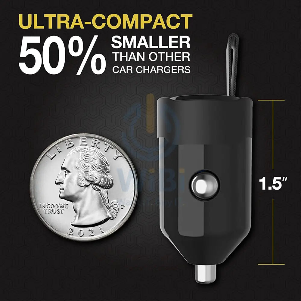 Scosche PowerVolt Type-C Fast Car Charger - 30W / USB Type-C / Black Accessories > Mobiles & Tablets > Mobiles > Car