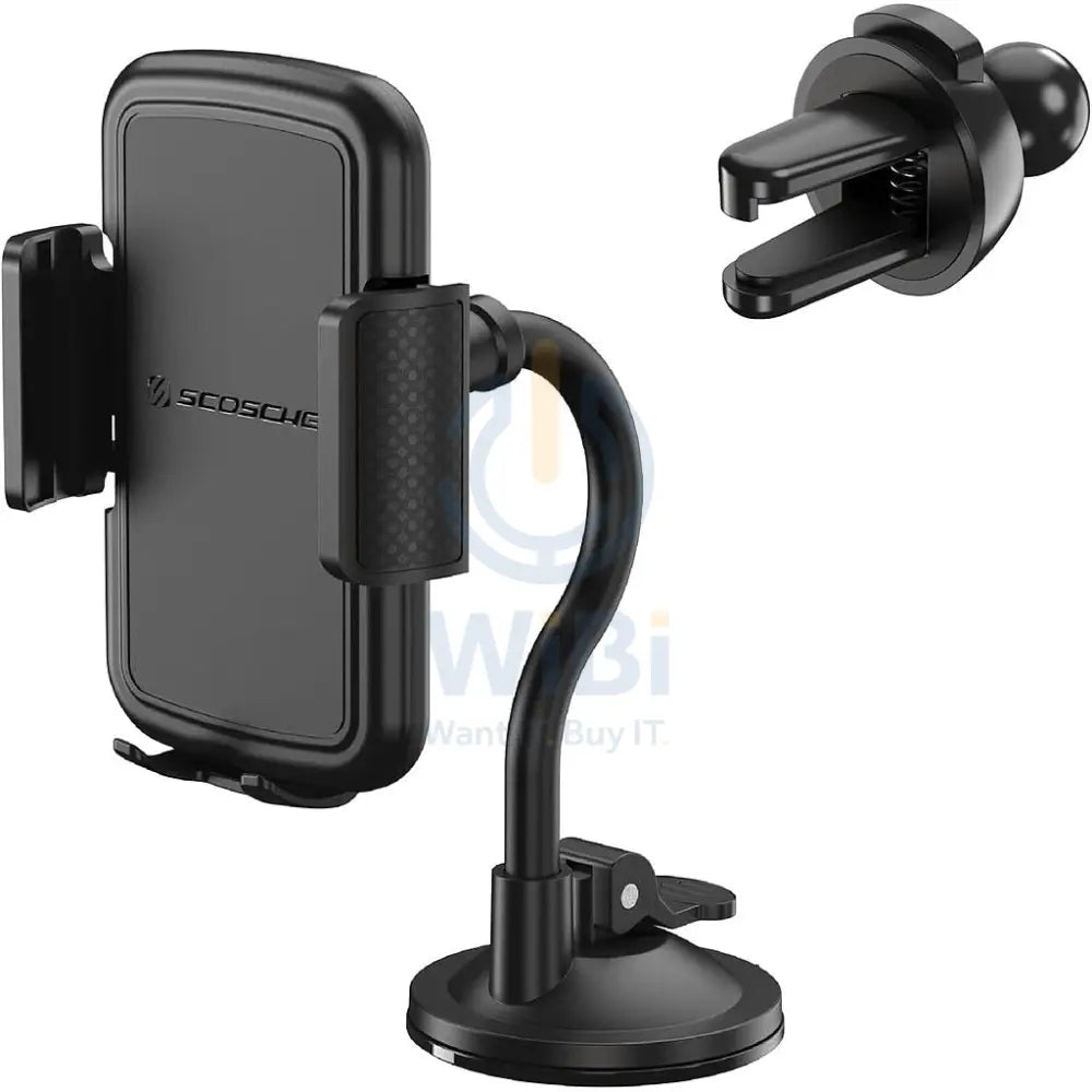 Scosche StuckUp Select 4-IN-1 Car Window/Dash/Vent/Console Mount Accessories > Mobiles & Tablets > Mobiles > Mobile