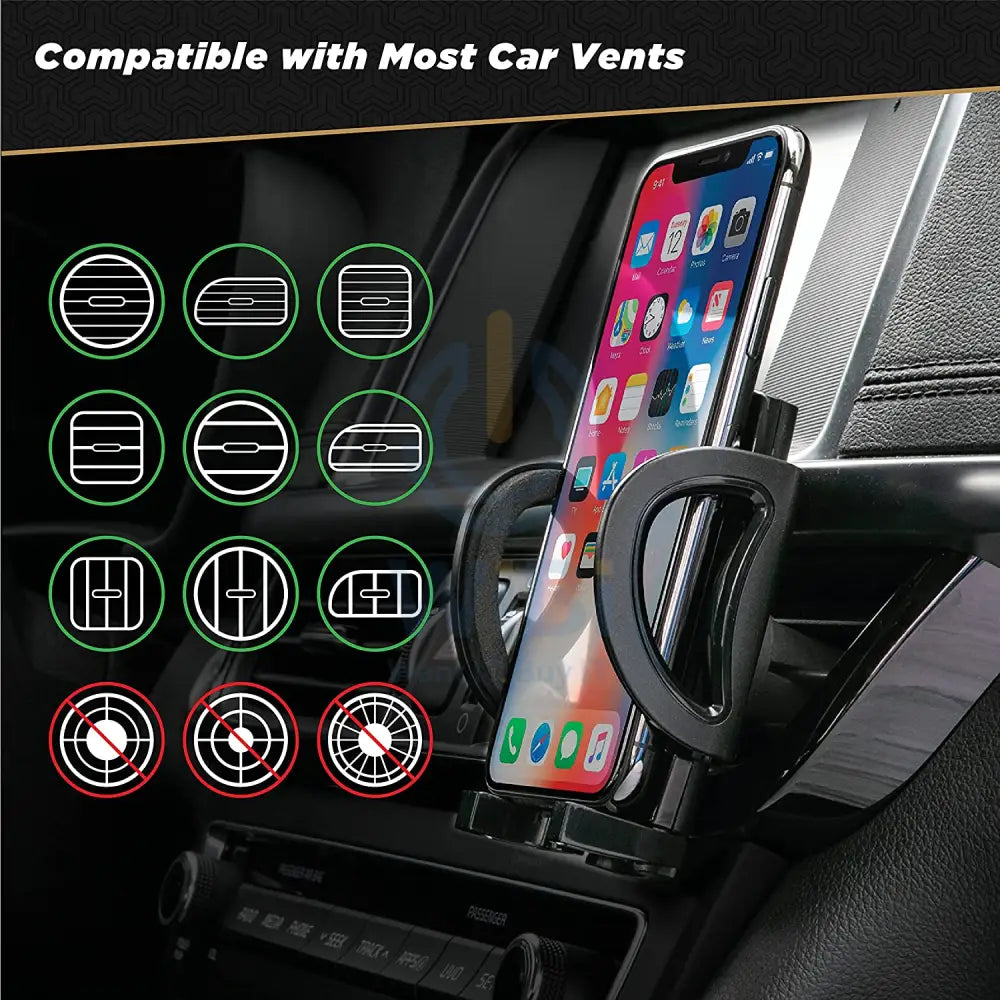 Scosche Stuckup Window/Dash + Vent 4 IN 1 UNIVERSAL MOUNTING KIT FOR MOBILE DEVICES - Black Accessories > Mobiles &