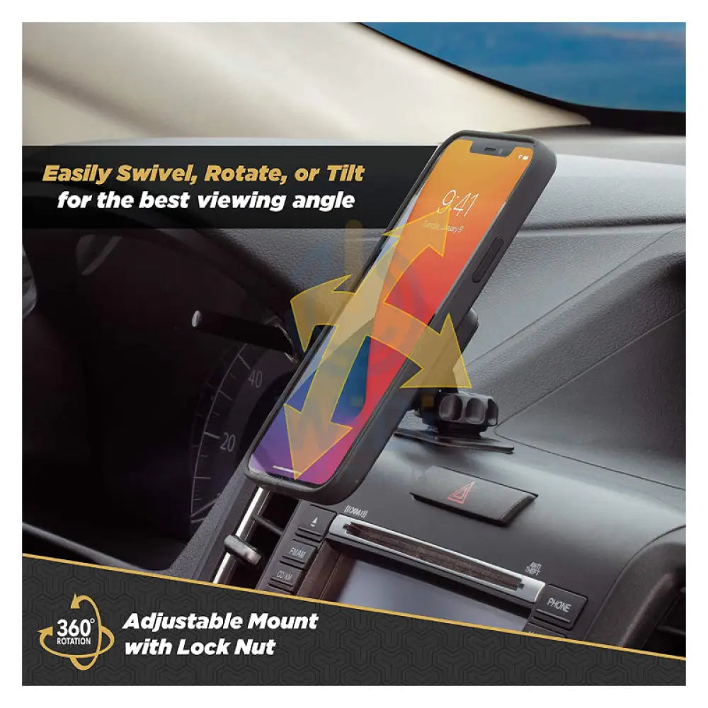 Scosche Universal Magic Mount Dash Magnetic Phone Holder - Black Accessories > Mobiles & Tablets > Mobiles > Mobile