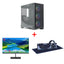 Customize PC - i7 / 32GB / 512GB (M.2 SSD) / GeForce RTX 5060 8GB + GameOn GB27F100 Gaming Monitor - 27" FHD / Black + SADES Gaming Combo (Headset, Keyboard, Mouse & Mousepad)