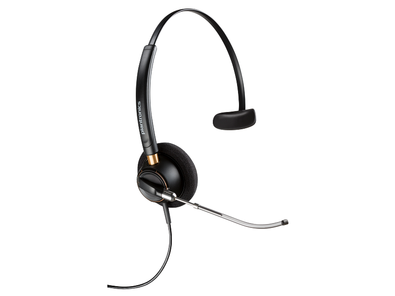 HP HP Poly EncorePro 510V Monaural Headset VoiceTube +Quick Disconnect - Monoaural / Black