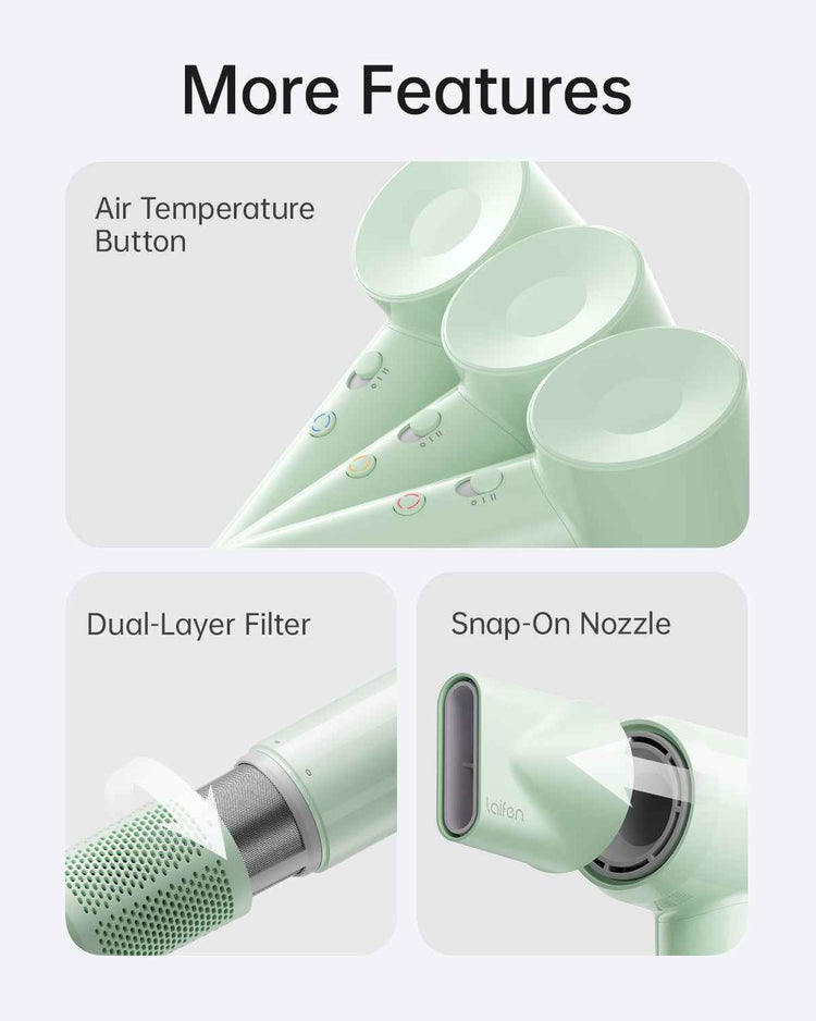 Laifen Hair Dryer-SE Lite-Green