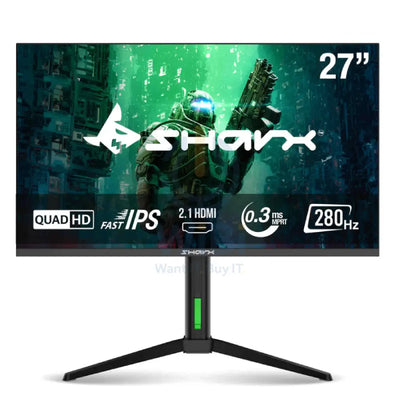 SHARX - 27’’ QHD / 0.3ms / 280Hz / 2.1HDMI - Gaming Monitor Monitors & Projectors > Monitors