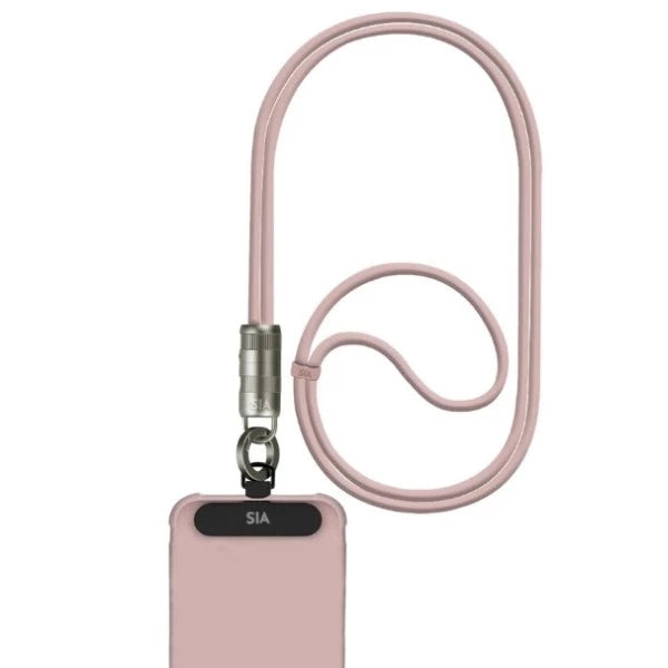 SIA Power Link Lanyard Cable - USB-C / 60W / 1.2 Meter / Light Pink