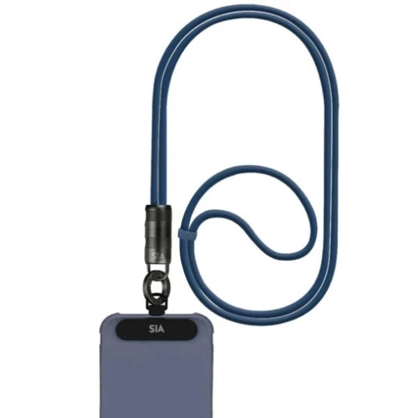 SIA Power Link Lanyard  Cable - USB-C / 60W / 1.2 Meter / Navy Blue