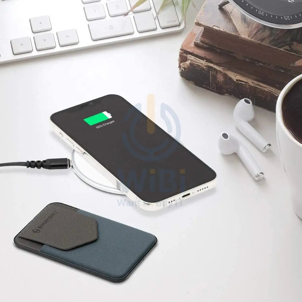 Sinjimoru M-Flap Magnetic Wallet for Apple MagSafe - Gray Accessories > Mobiles & Tablets