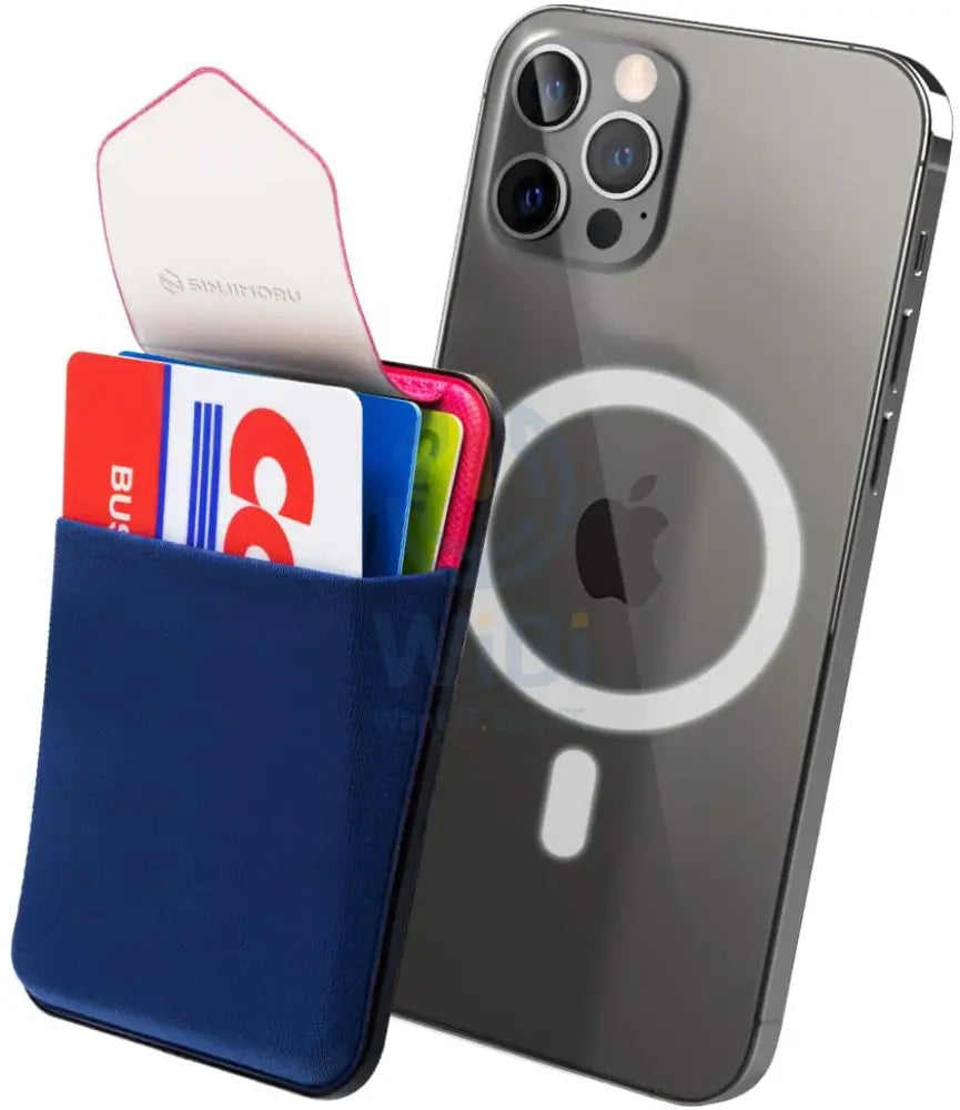Sinjimoru M-Flap Magnetic Wallet for Apple MagSafe - Navy Accessories > Mobiles & Tablets