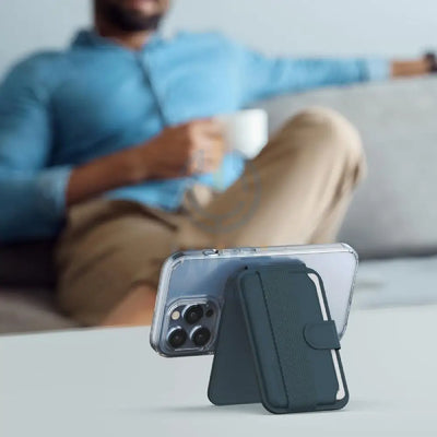 Sinjimoru M-Pull Tab Stand Magsafe Wallet - Black Accessories > Mobiles & Tablets > Mobiles > Grips
