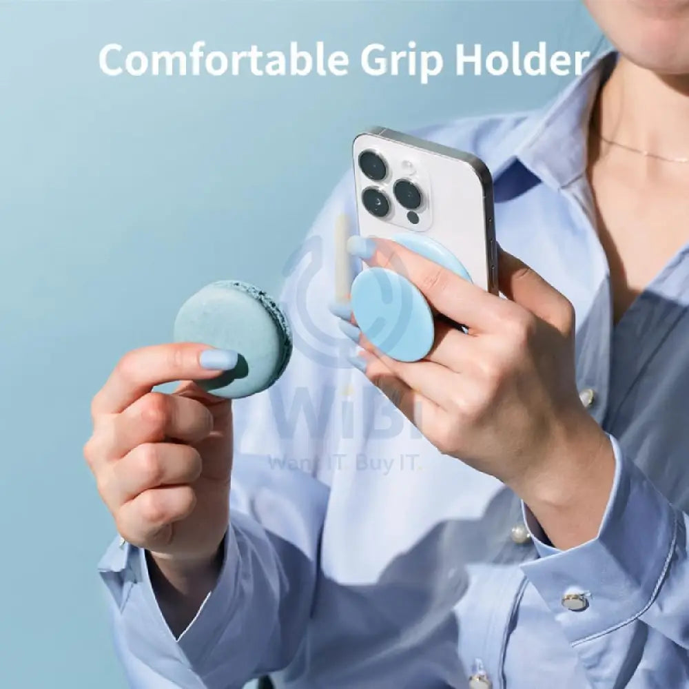Sinjimoru M Tap Tok Magnetic Silicone Phone Grip Lavender Accessories > Mobiles & Tablets > Mobiles > Grips