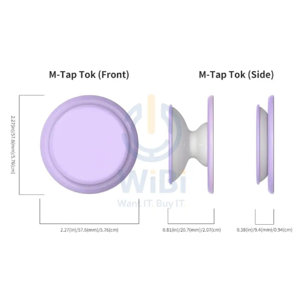 Sinjimoru M Tap Tok Magnetic Silicone Phone Grip Lavender Accessories > Mobiles & Tablets > Mobiles > Grips
