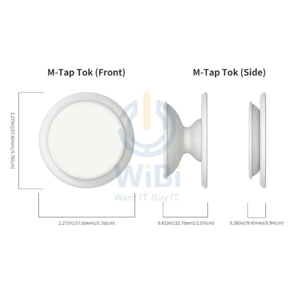 Sinjimoru M Tap Tok Magnetic Silicone Phone Grip White Accessories > Mobiles & Tablets > Mobiles > Grips