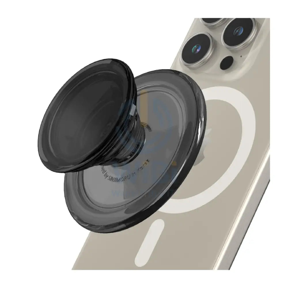 Sinjimoru M Tipi Tok Magsafe Grip Clear Black Accessories > Mobiles & Tablets > Mobiles > Grips