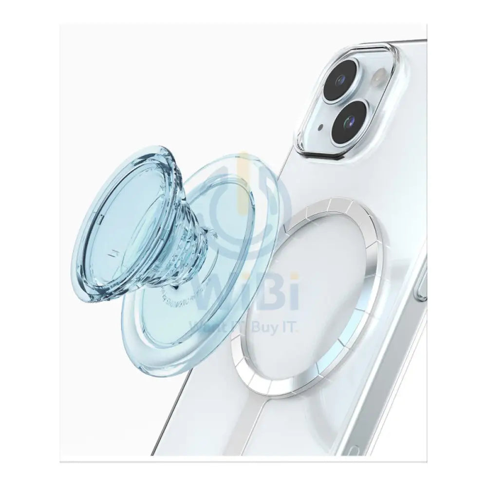 Sinjimoru M Tipi Tok Magsafe Grip Clear Blue Accessories > Mobiles & Tablets > Mobiles > Grips