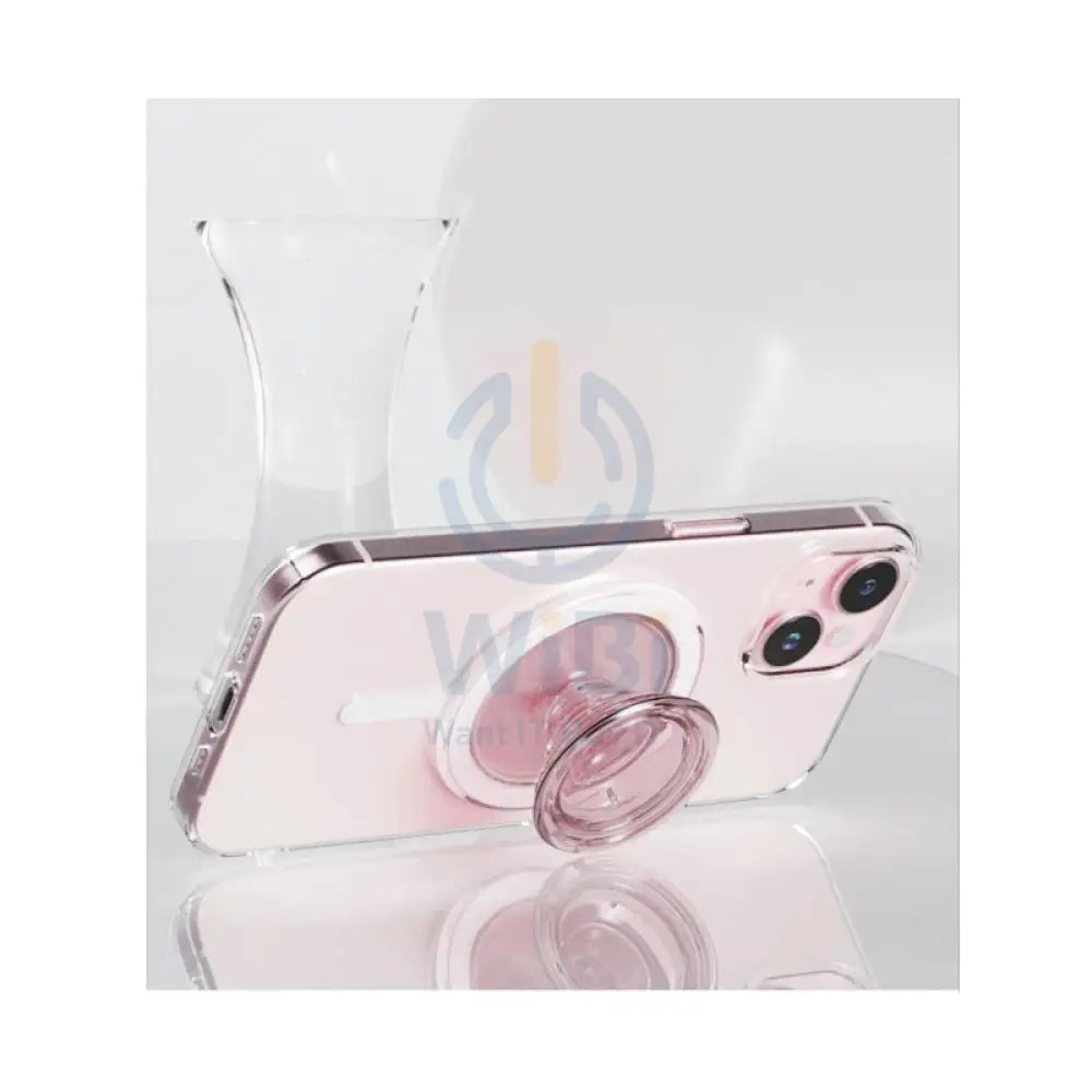 Sinjimoru M Tipi Tok Magsafe Grip Clear Pink Accessories > Mobiles & Tablets > Mobiles > Grips