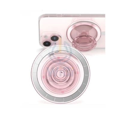 Sinjimoru M Tipi Tok Magsafe Grip Clear Pink Accessories > Mobiles & Tablets > Mobiles > Grips