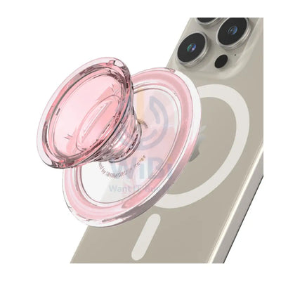 Sinjimoru M Tipi Tok Magsafe Grip Clear Pink Accessories > Mobiles & Tablets > Mobiles > Grips