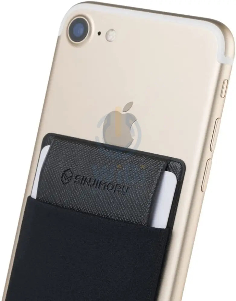 Sinjimoru Sinji Pouch Flap Secure Card Holder for back of phone - Black Accessories > Mobiles & Tablets