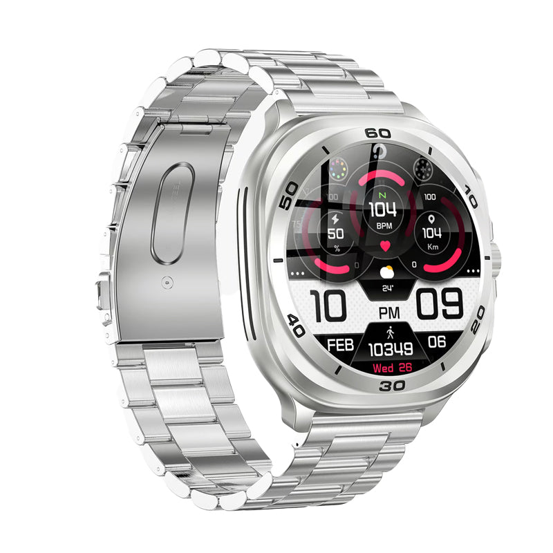 Swiss Military DOM 7 Smart Watch - 1.43’’ AMOLED / Silver Smart Watches