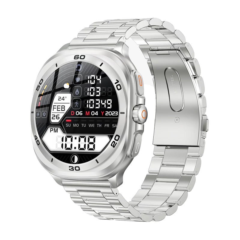 Swiss Military DOM 7 Smart Watch - 1.43’’ AMOLED / Silver Smart Watches