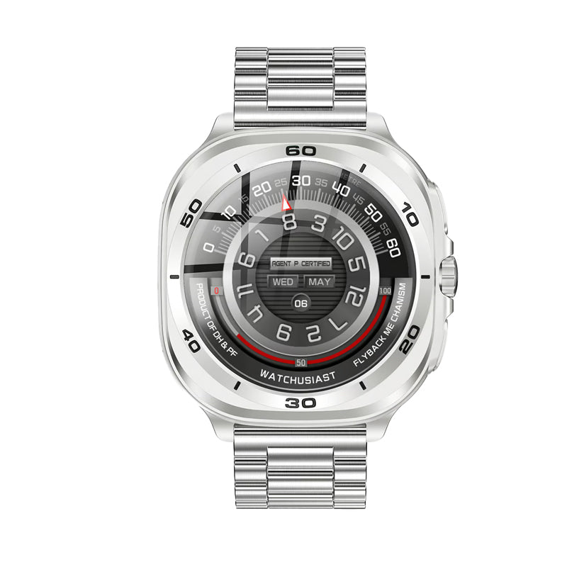 Swiss Military DOM 7 Smart Watch - 1.43’’ AMOLED / Silver Smart Watches