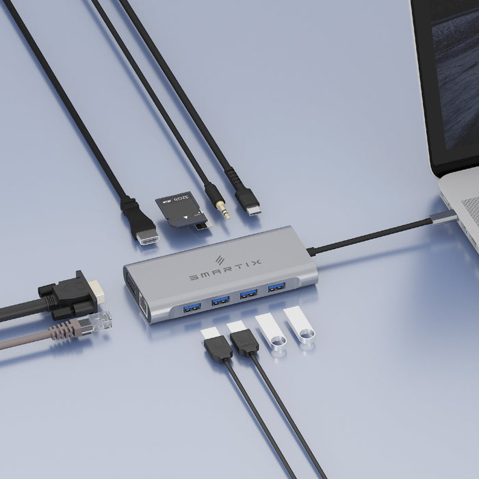 Smartix premium 11 in 1 USB -C Hub