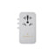 Smartix Premium International Travel Adapter - 100W / USB-A / USB-C / White