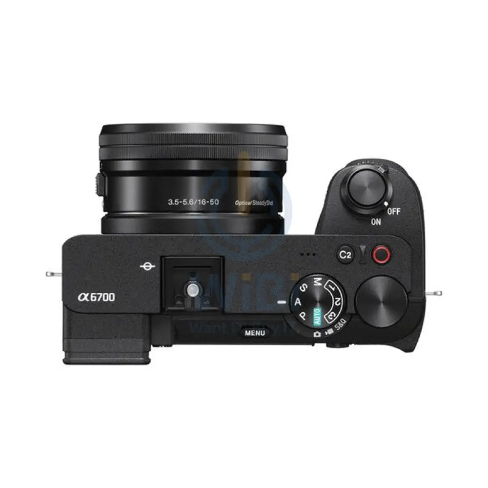 Sony A6700 Mirrorless Camera with 16-50mm Lens - 27 MP / 3’’ LCD 4K / HDMI / Wi-Fi / USB - Black Accessories > Camera