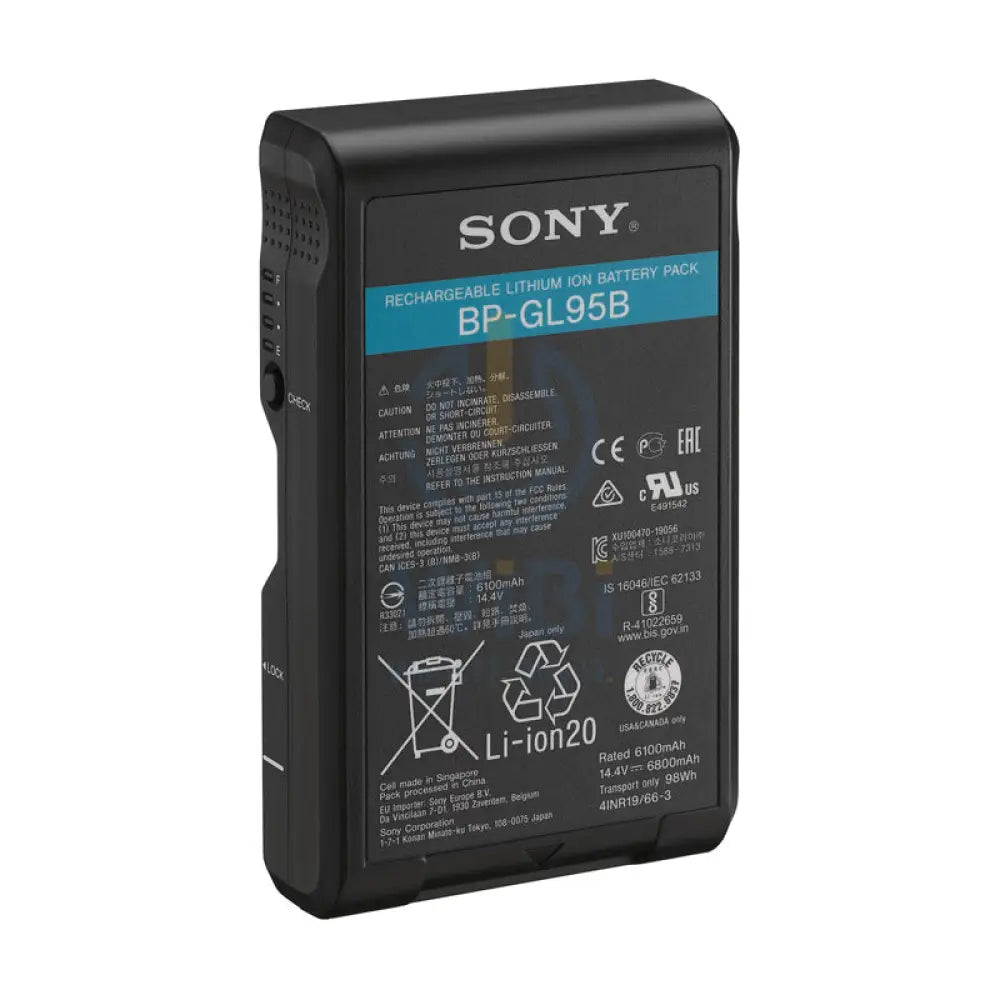 Sony BP-GL95B 14.4V Lithium-Ion V-Mount Battery (98Wh) - Black Accessories > Camera