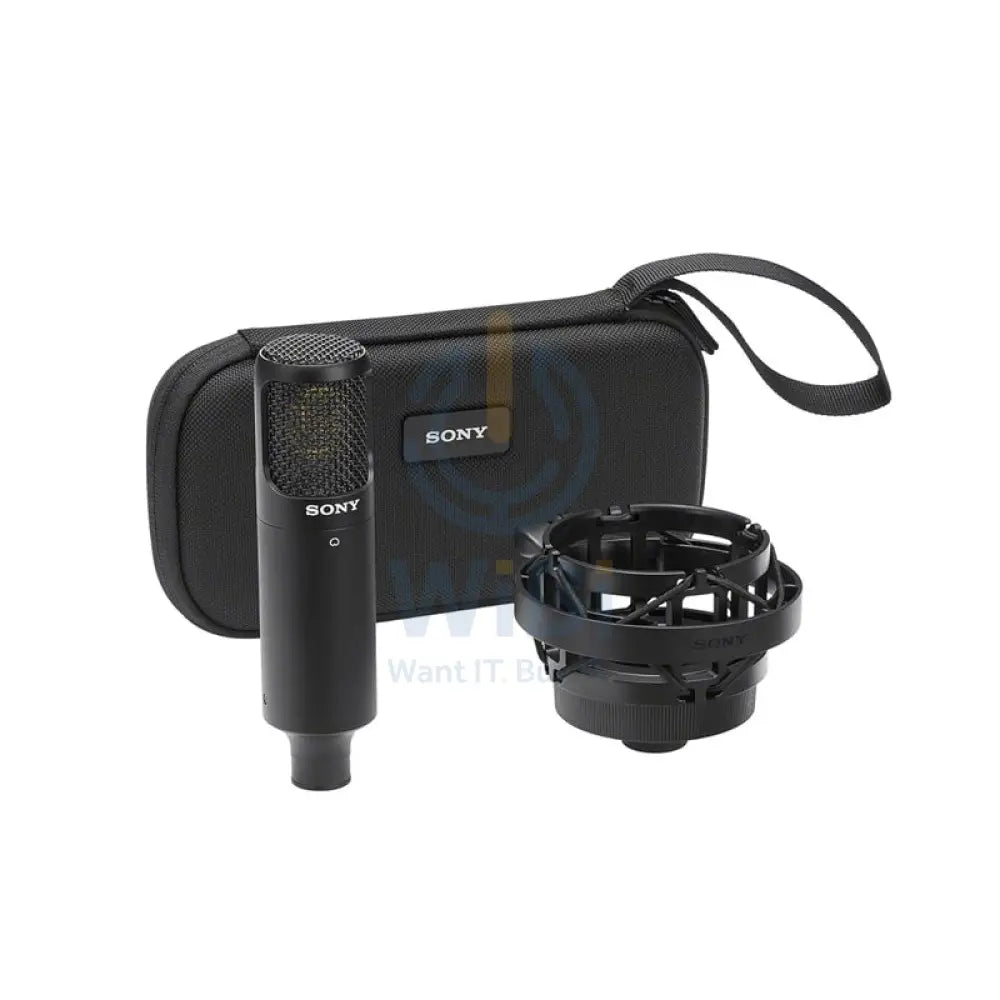 Sony C-80 Uni-directional Studio Condenser Microphone - 20kHz / XLR - Black Accessories > Audio > Microphone