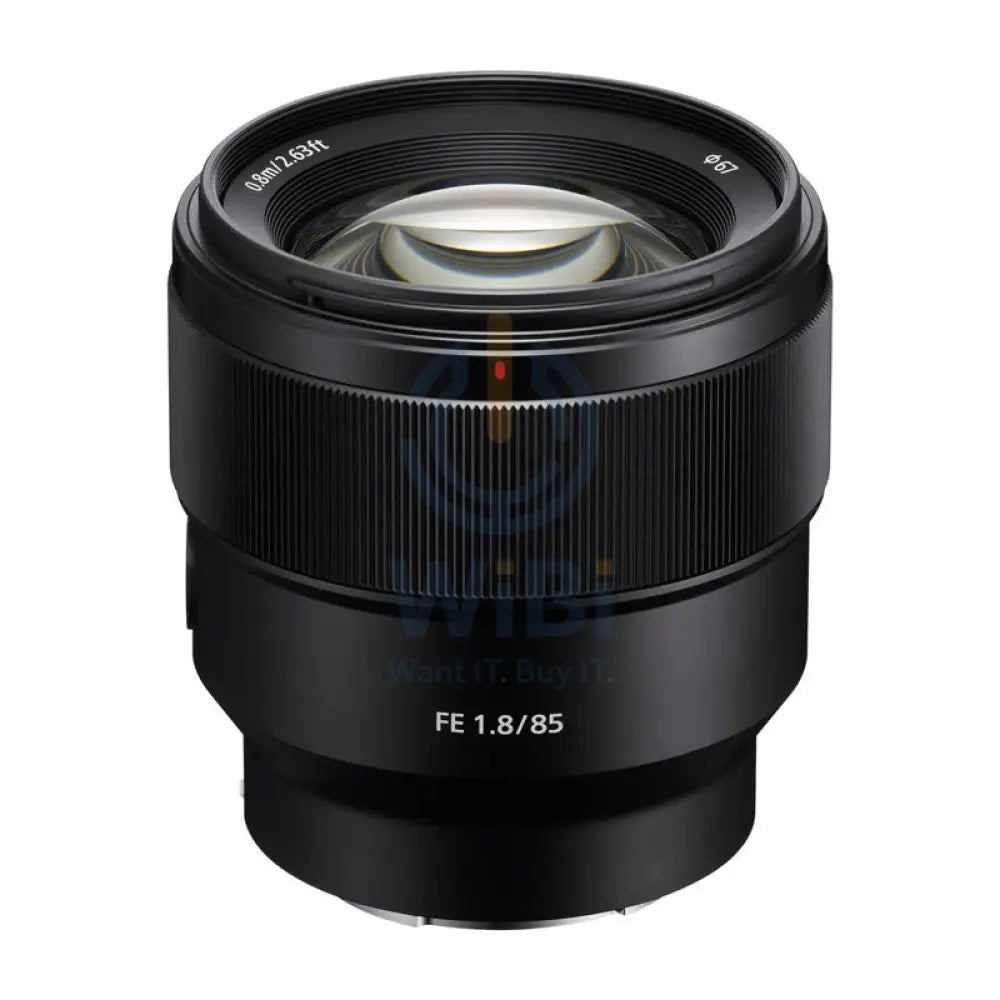 Sony E 85mm f/1.8 Telephoto Prime Lens - Full Frame / 67 mm Filter - Black Cameras > DSLR Camera Lens