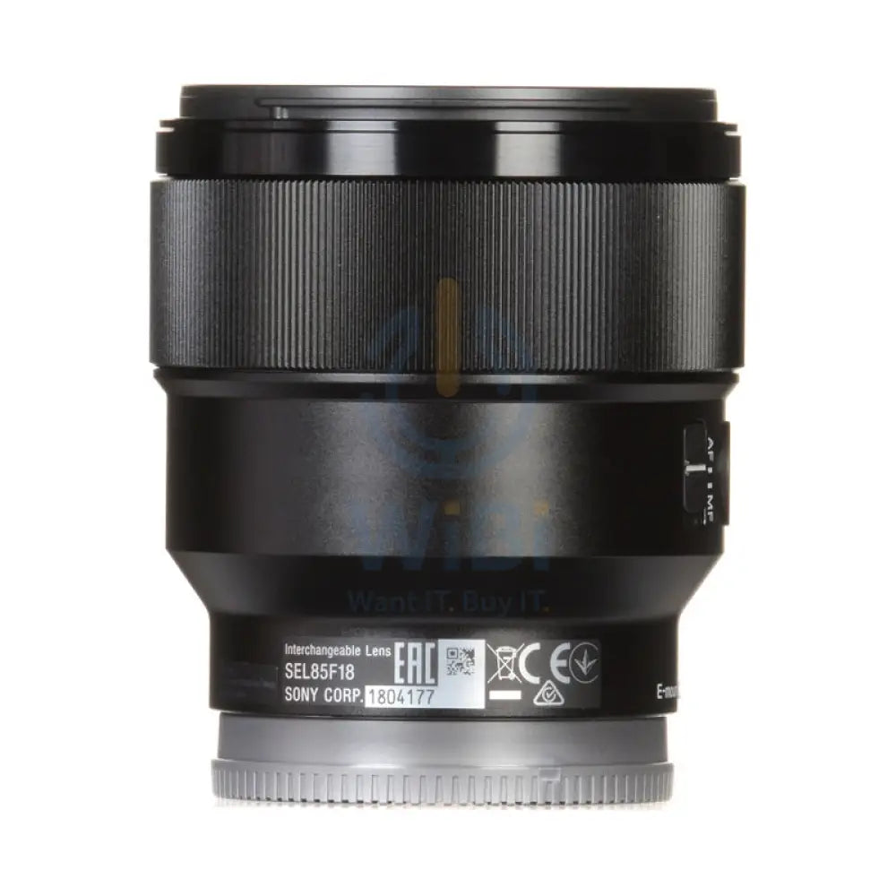 Sony E 85mm f/1.8 Telephoto Prime Lens - Full Frame / 67 mm Filter - Black Cameras > DSLR Camera Lens