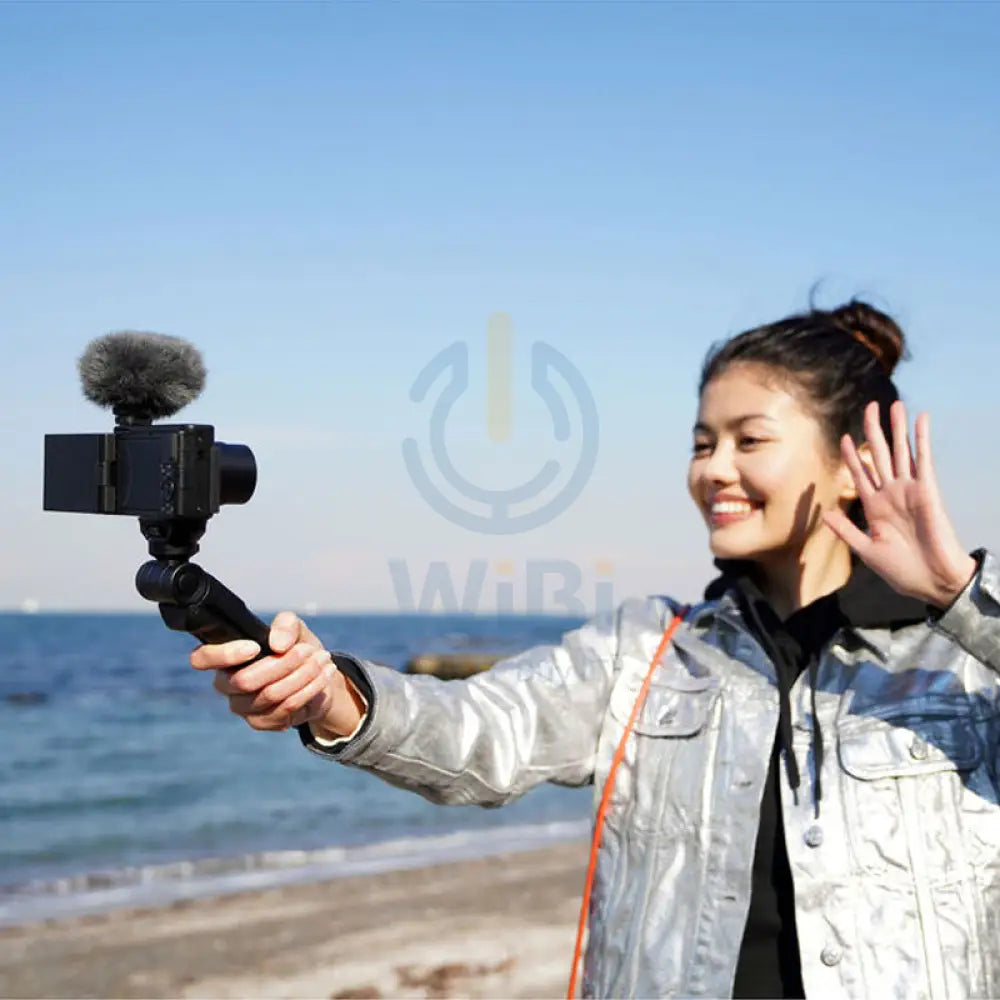 Sony ECM-G1 Ultracompact Camera-Mount Vlogger Shotgun Microphone - 3.5 mm TRS / Mono - Black Accessories > Audio >