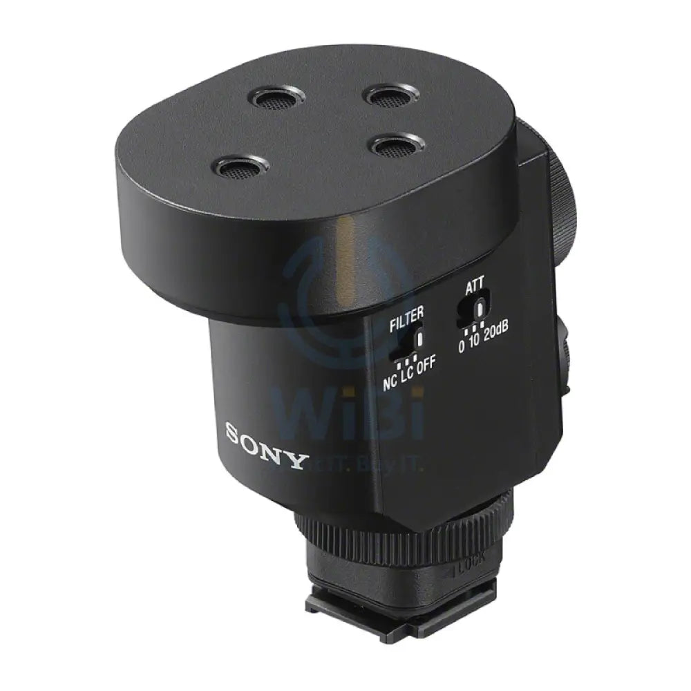 Sony ECM-M1 Compact Camera-Mount Digital Shotgun Microphone - 48 kHz / Mono / Stereo - Black Cameras > DSLR Camera Lens