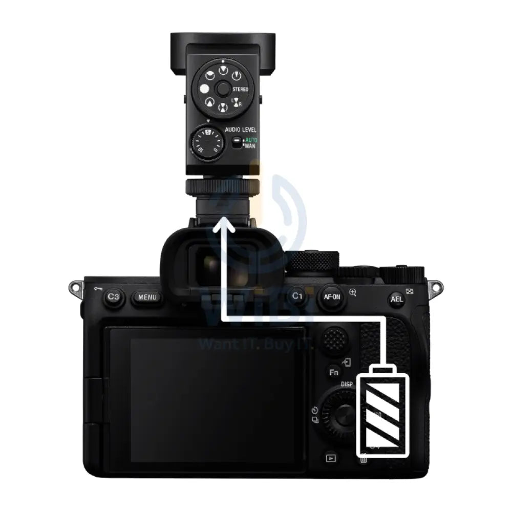 Sony ECM-M1 Compact Camera-Mount Digital Shotgun Microphone - 48 kHz / Mono / Stereo - Black Cameras > DSLR Camera Lens