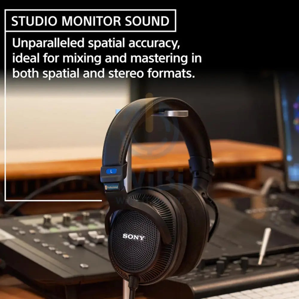 Sony MDR-MV1 Open-Back Reference Monitor Headphones - 5 Hz / 2.5 M - Black Accessories > Audio > Headphones