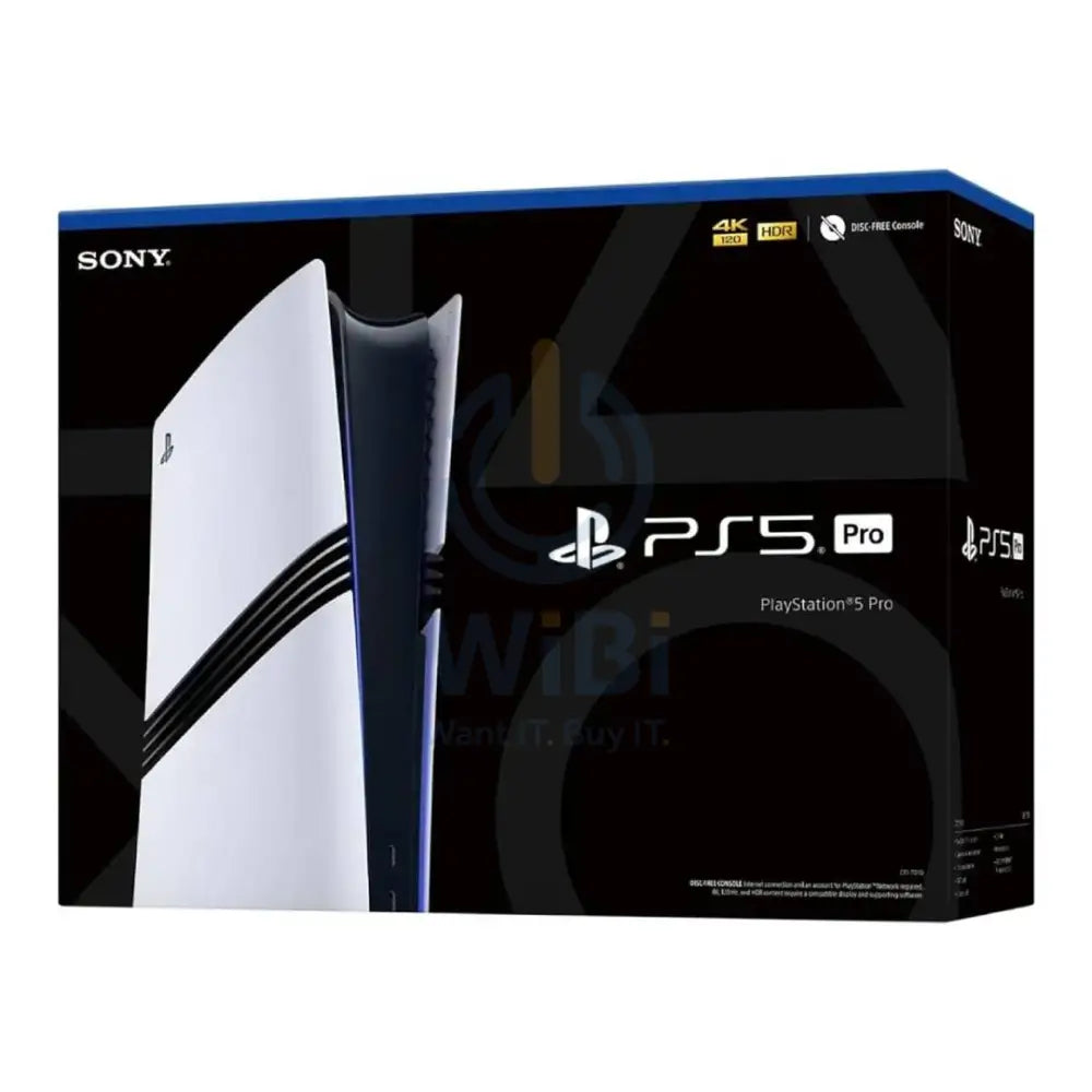 Bundle Offer - Sony PlayStation 5 Pro Digital Edition Console - 16GB / 2TB SSD / White + Gamax Storage Bag for PlayStation 5 Pro - Army Green