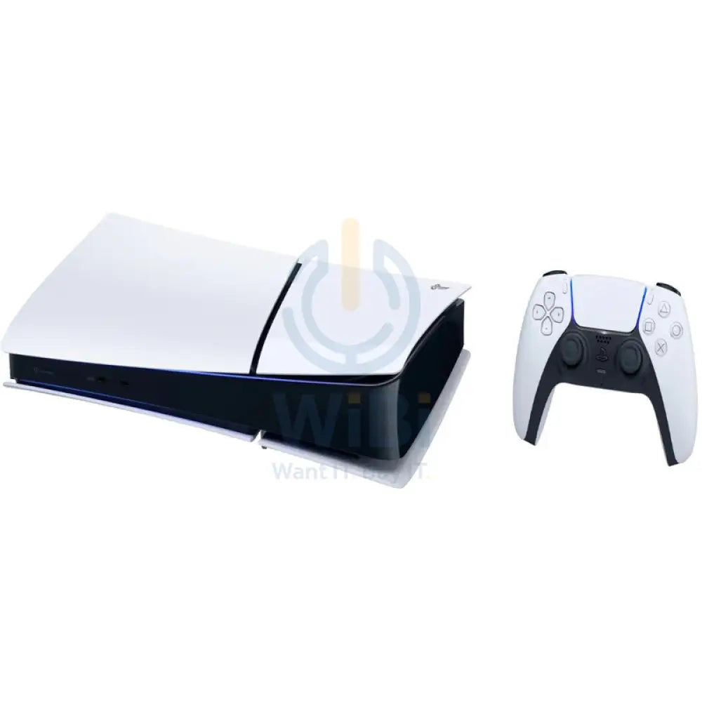 Sony Playstation 5 Slim Console Digital Edition White - 1TB Storage Gaming Consoles > Gaming Zone