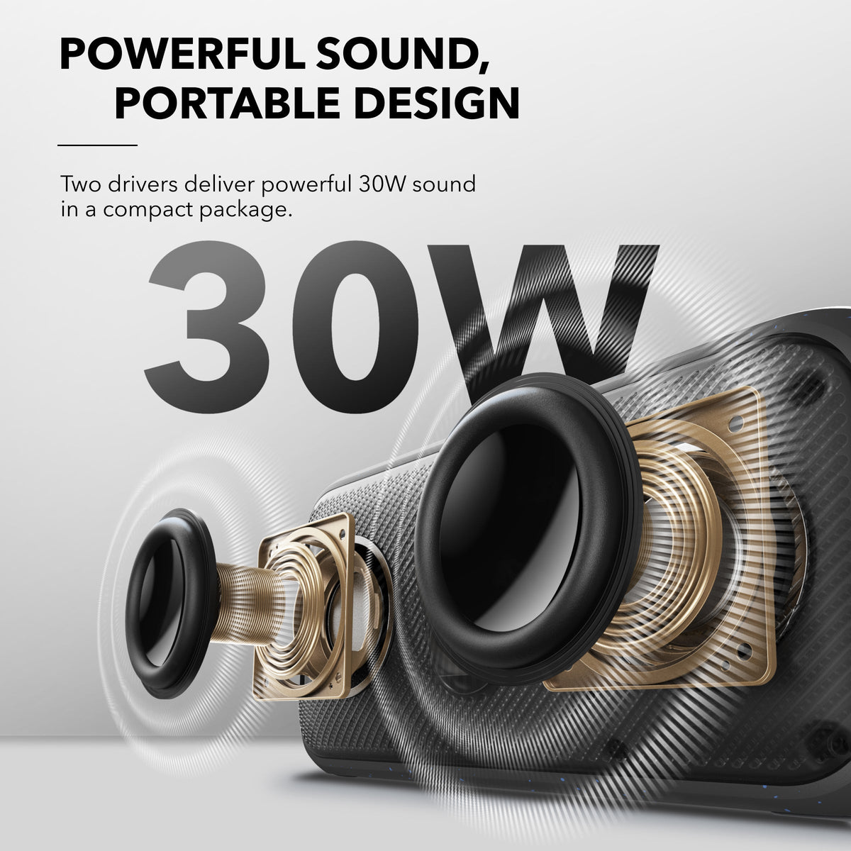 Anker Soundcore Motion 300-V2 Portable Speaker - Black