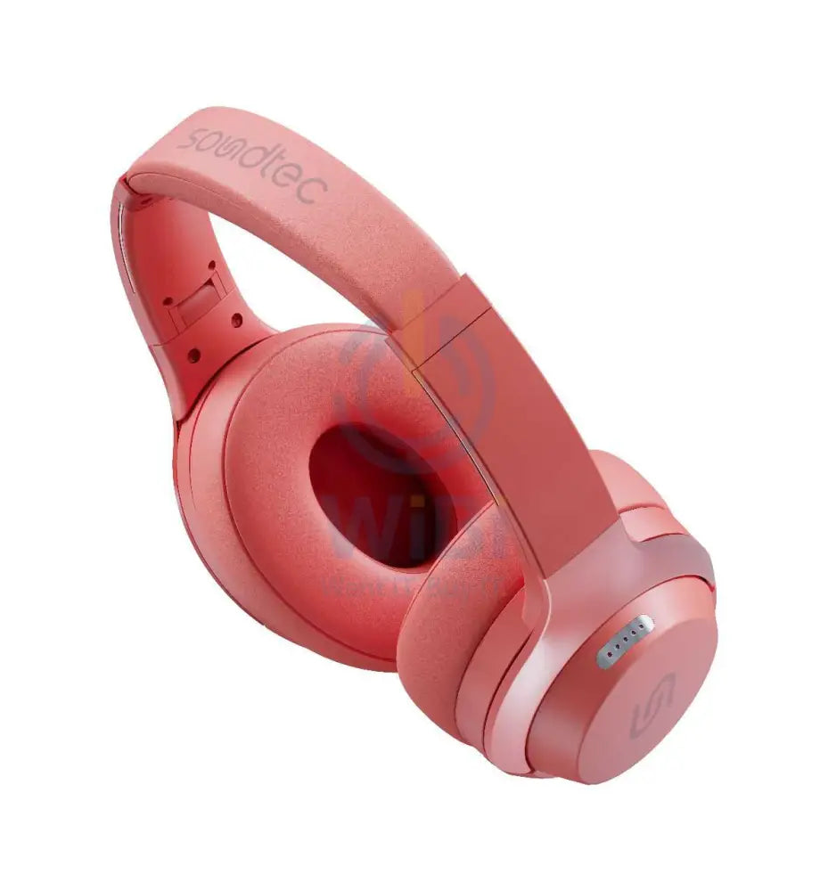 Soundtec By Porodo ECLIPSE Wireless Headphone - Red Accessories > Audio > Headphones > Offer Zone